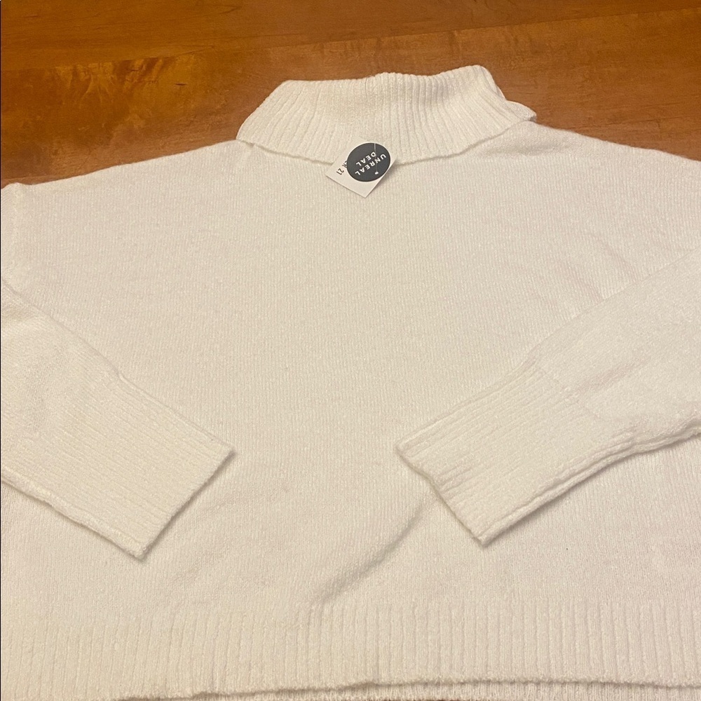 Forever 21 Soft White Knit Sweater